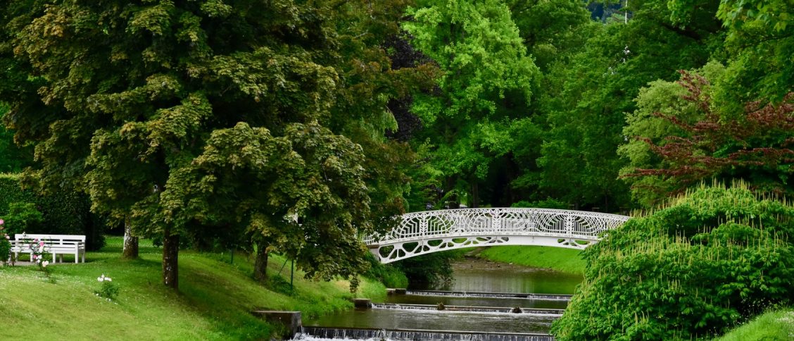 Brücke im Kurpark von Baden-Baden